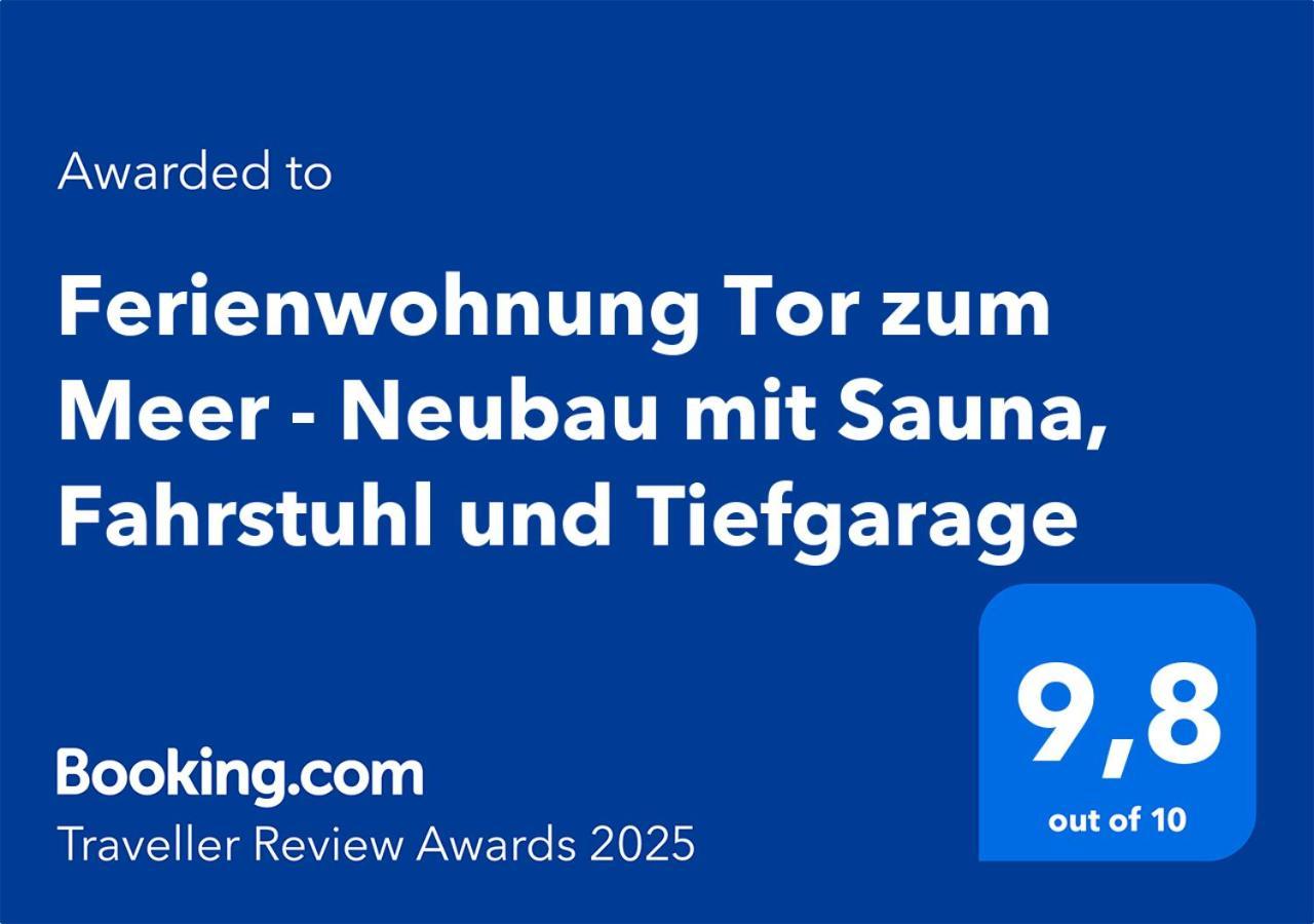 Ferienwohnung Tor Zum Meer - Neubau Mit Sauna, Fahrstuhl Und Tiefgarage Kuehlungsborn Exterior photo